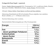 Travellunch 6-pack \'meal-mix\' - vegetariska frystorkade måltider 250 g styck